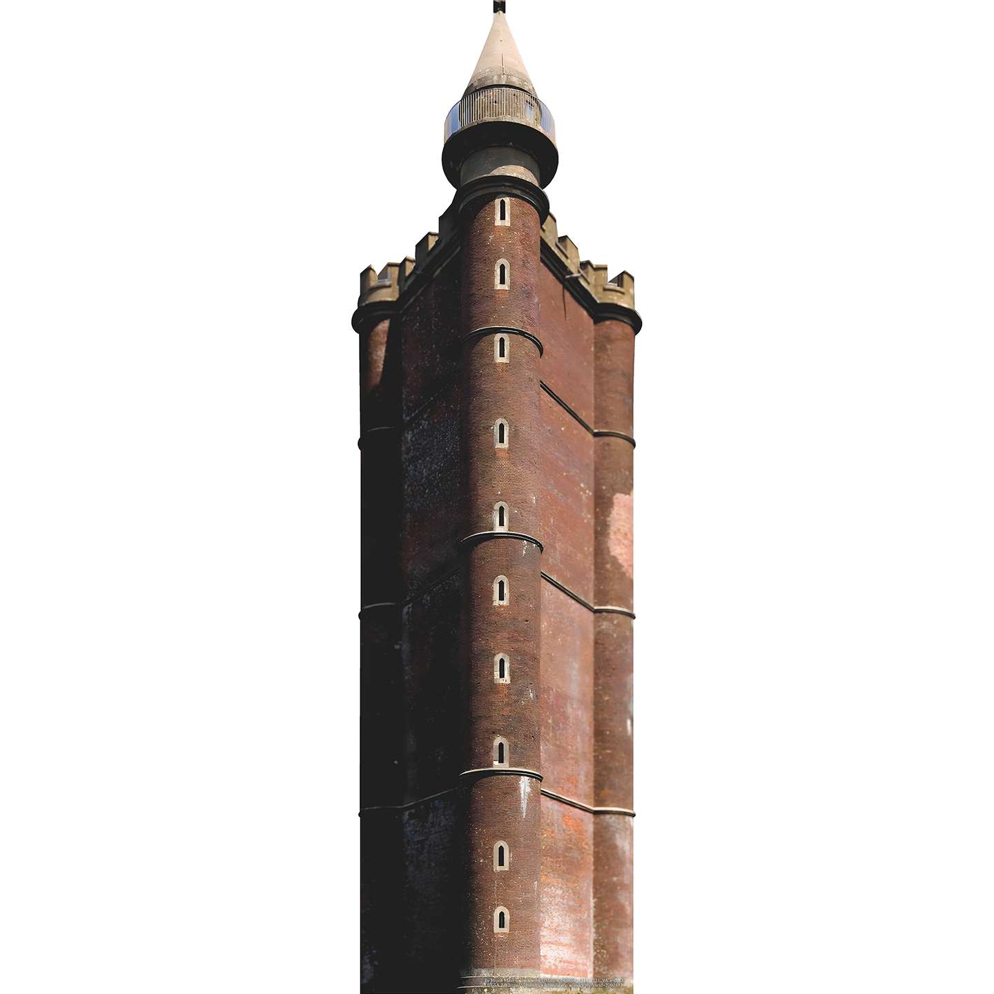 King Alfreds Tower Somerset England Cardboard Cutout