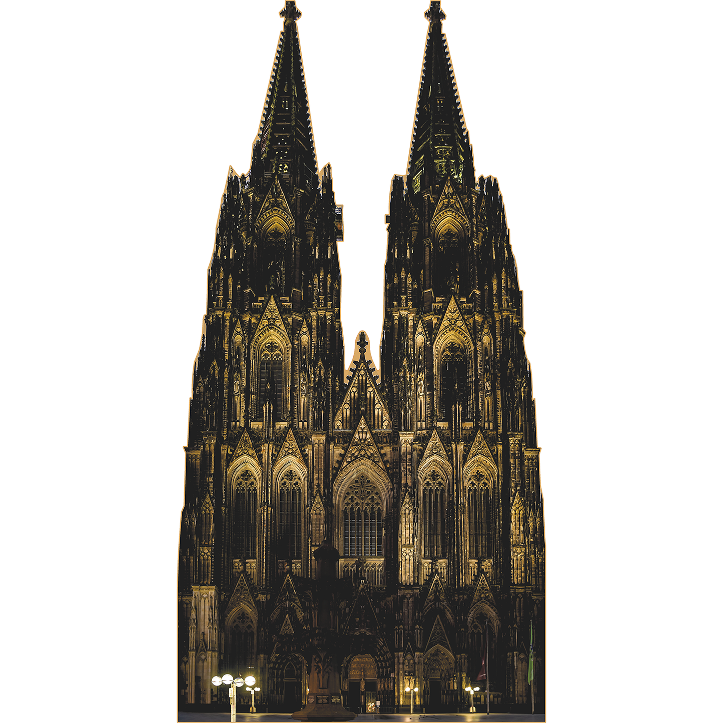 Cologne Gothic Cathedral Germany Cardboard Cutout