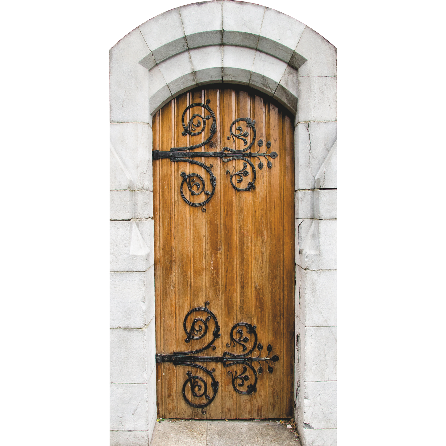 Christ Church Cathedral Ancient Wood Door Dublin Ireland Cardboard Cutout