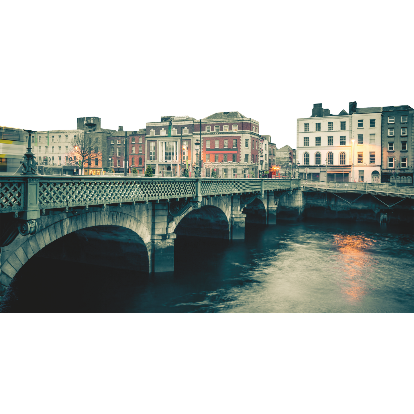 Dublin Ireland Skyline City Grattan Bridge Irish Cardboard Cutout