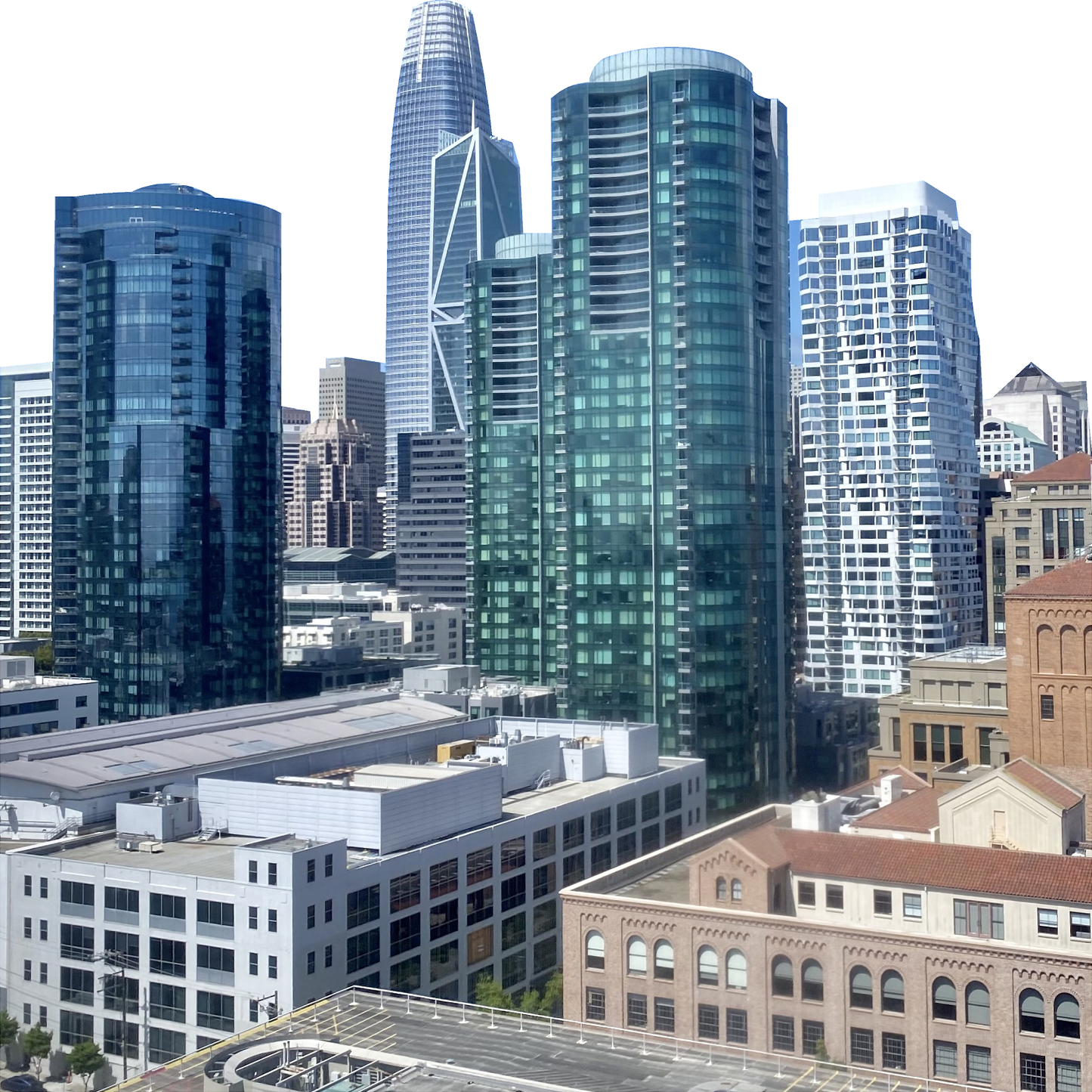 San Francisco South of Market SoMa Skyline Cardboard Cutout