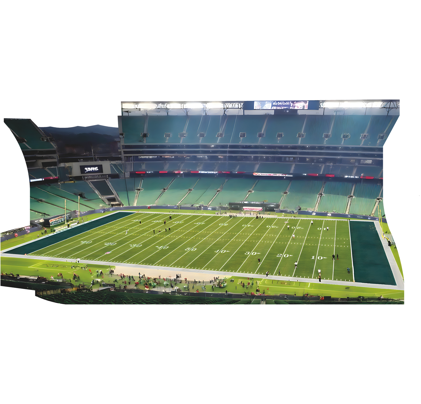 Philadelphia Bird of Prey Football Field Stadium Pennsylvania Cardboard Cutout