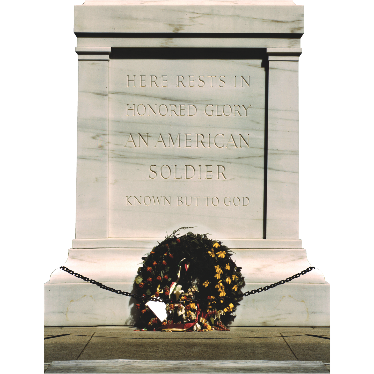 Tomb of the Unknown Soldier Arlington Virginia Cemetery Memorial Cardboard Cutout