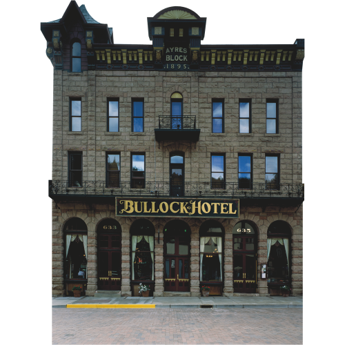 Deadwood Town Bullock Hotel Casino Dakota 1895 Cardboard Cutout
