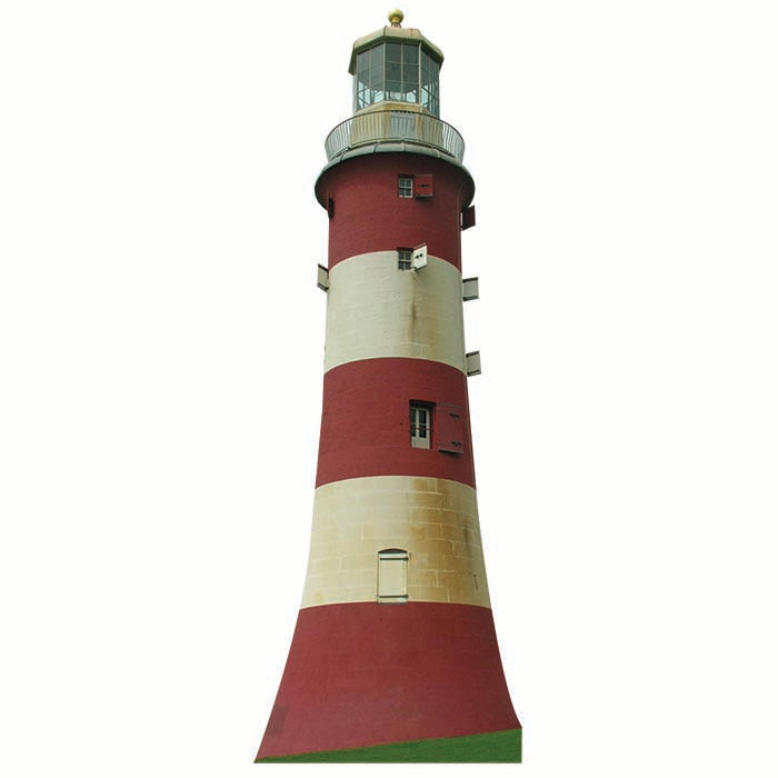 Plymouth Lighthouse Cardboard Cutout