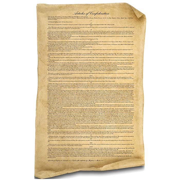 Articles of Confederation Cardboard Cutout