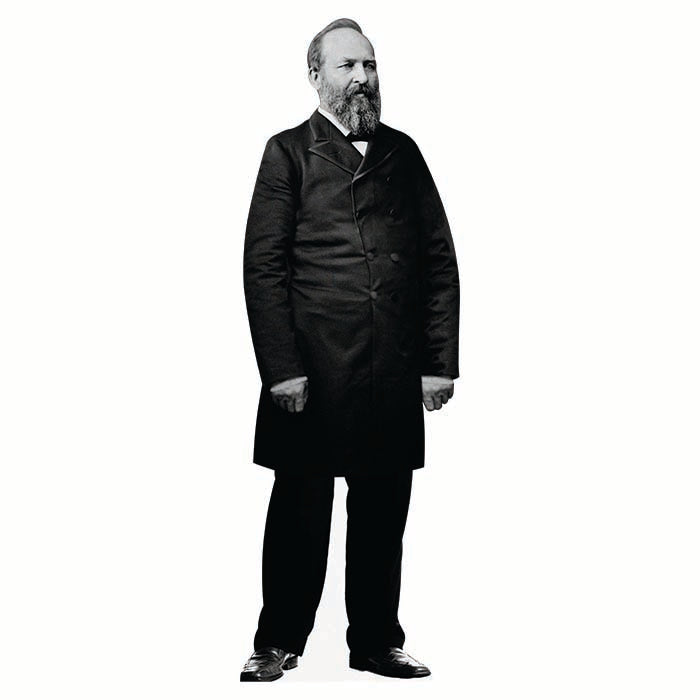 James A. Garfield Cardboard Cutout