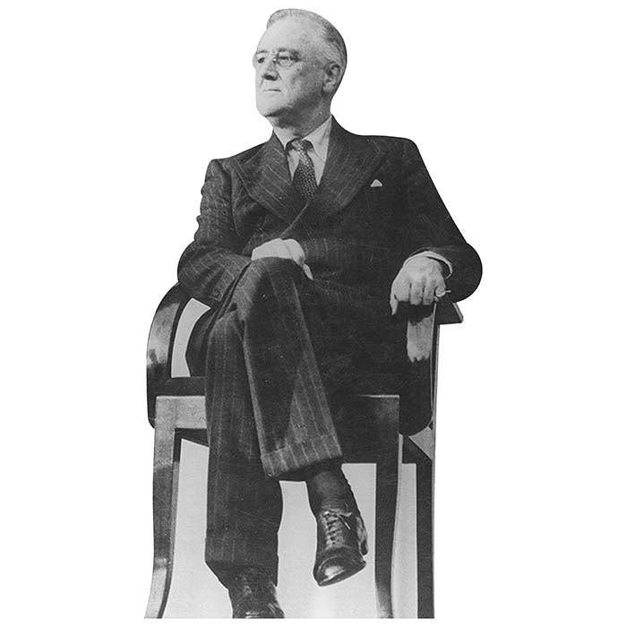 Franklin Roosevelt Chair Cardboard Cutout
