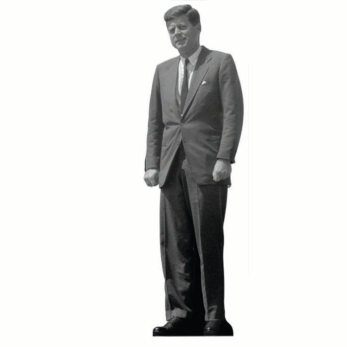 John F Kennedy Color Cardboard Cutout
