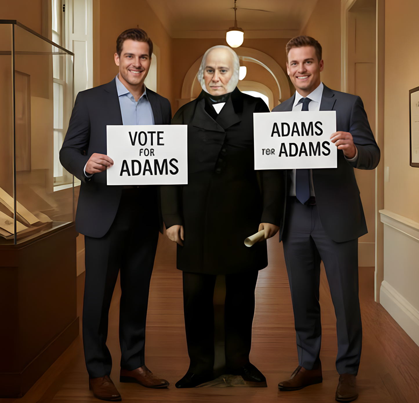 John Quincy Adams 6th President Cardboard Cutout