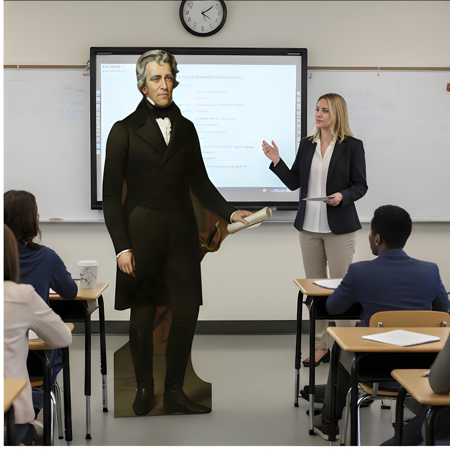 Andrew Jackson 7th President Cardboard Cutout