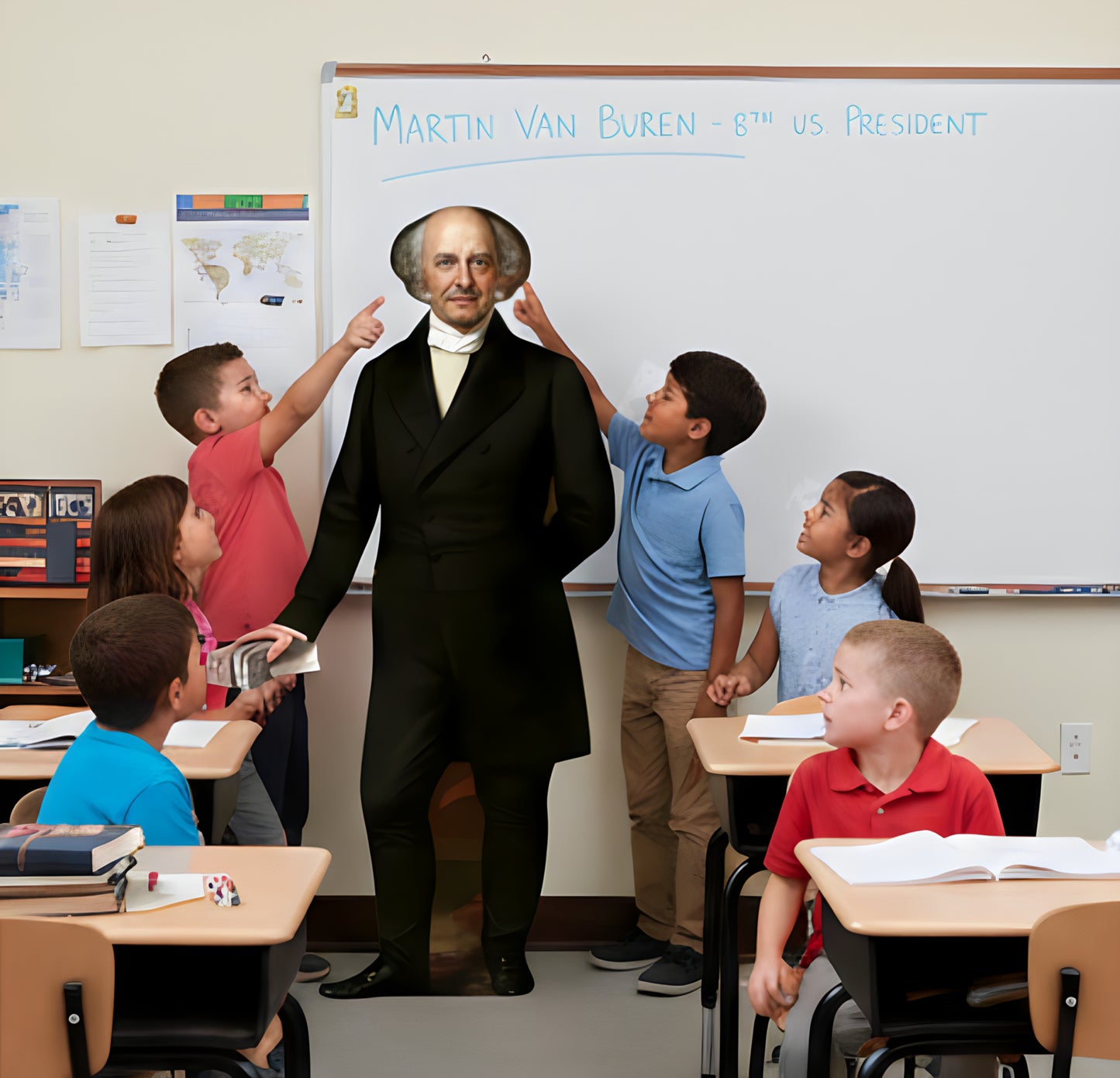Martin Van Buren 8th President Cardboard Cutout