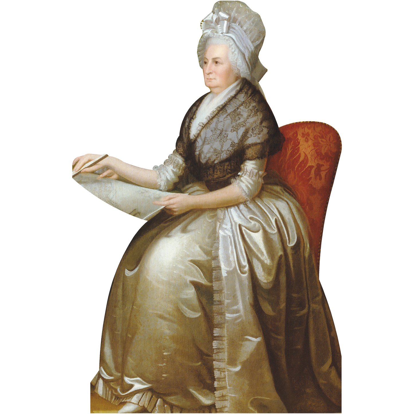 Martha Washington First Lady Wife Cardboard Cutout