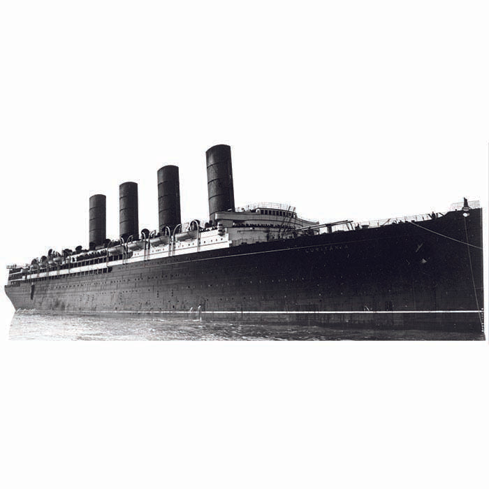 RMS Lusitania Cardboard Cutout