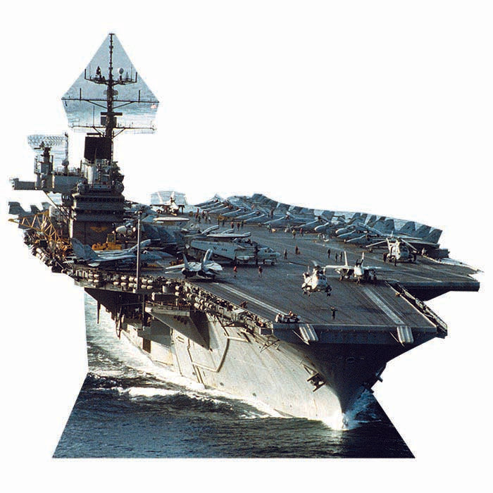 U.S.S. Saratoga Cardboard Cutout
