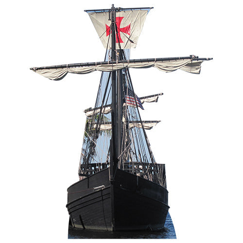 The Pinta Cardboard Cutout