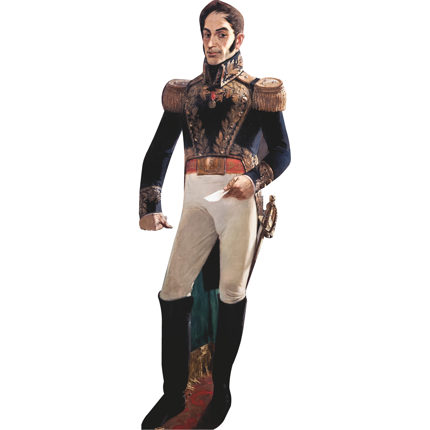 Simon Bolivar South American Revolutionary Cardboard Cutout