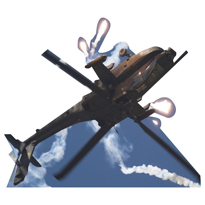 Apache Missle Launch Cardboard Cutout