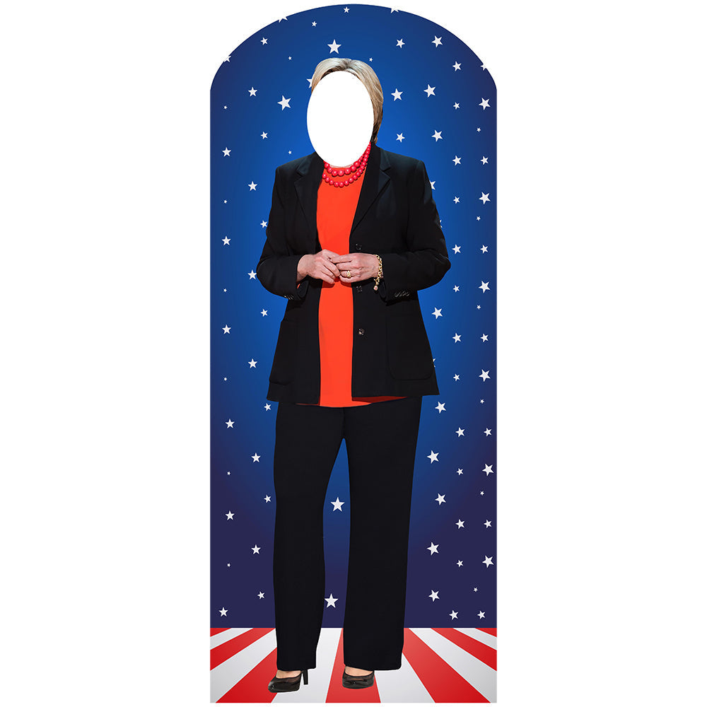 Hillary Clinton Stand-In Cardboard Cutout