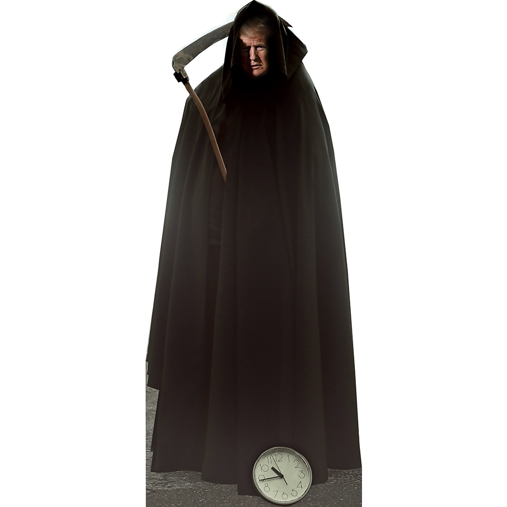 Death Trump Grim Reaper - Grim Trumper Cardboard Cutout