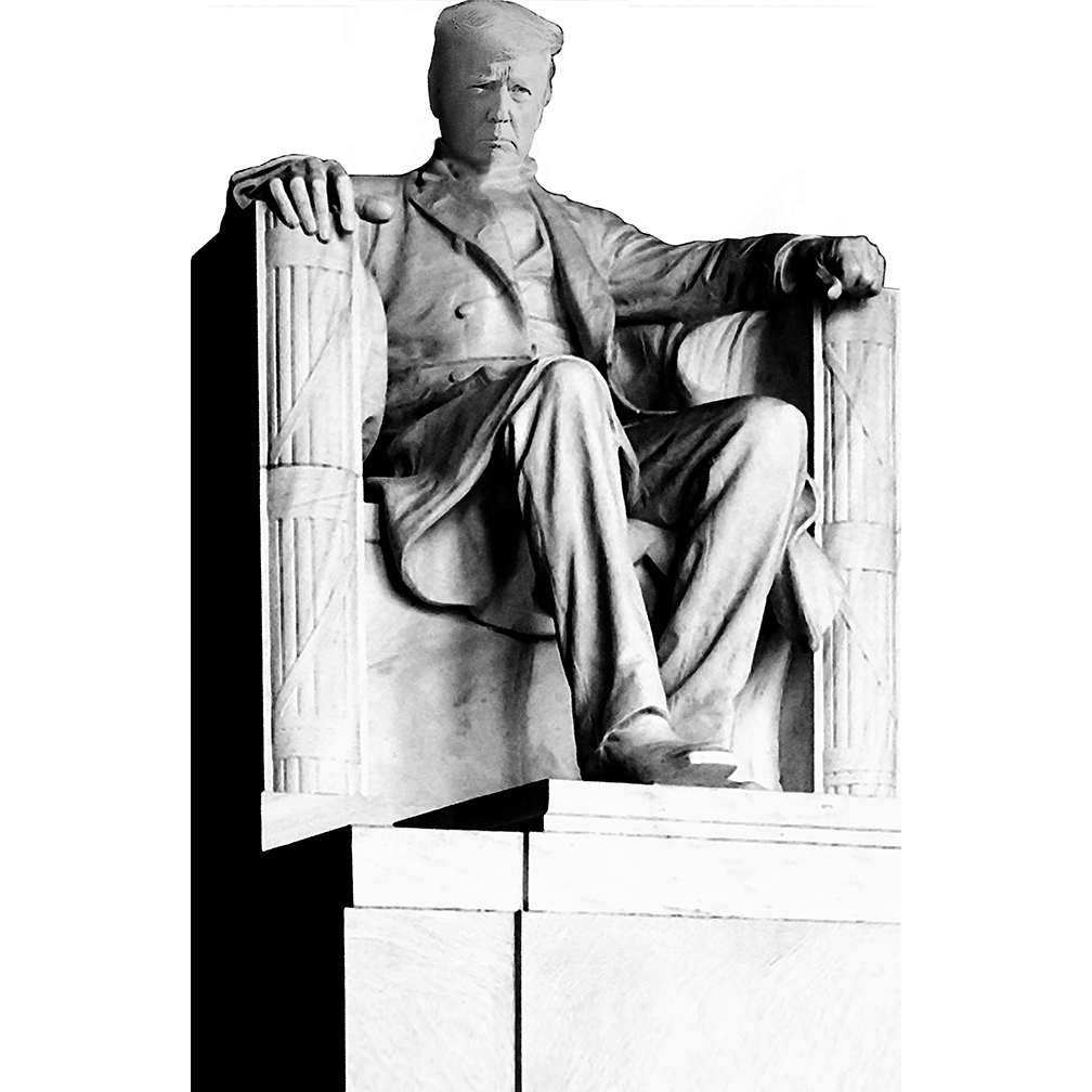 Donald Trump Monument Cardboard Cutout