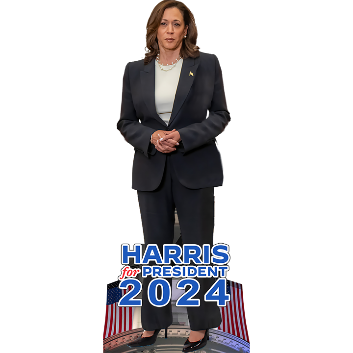 Kamala Harris For President 2024 Lets Win This Cardboard Cutout