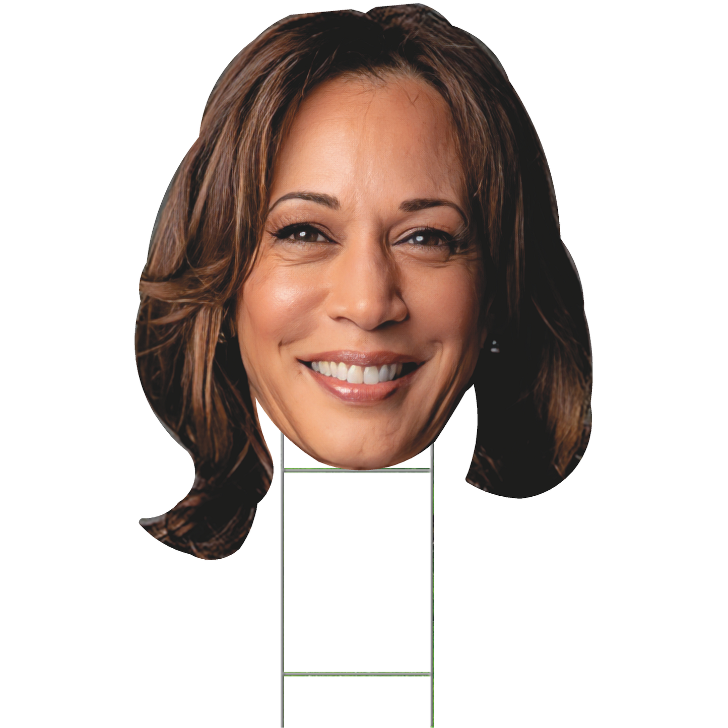 Kamala Big Head Waterproof Plastic Yard Sign