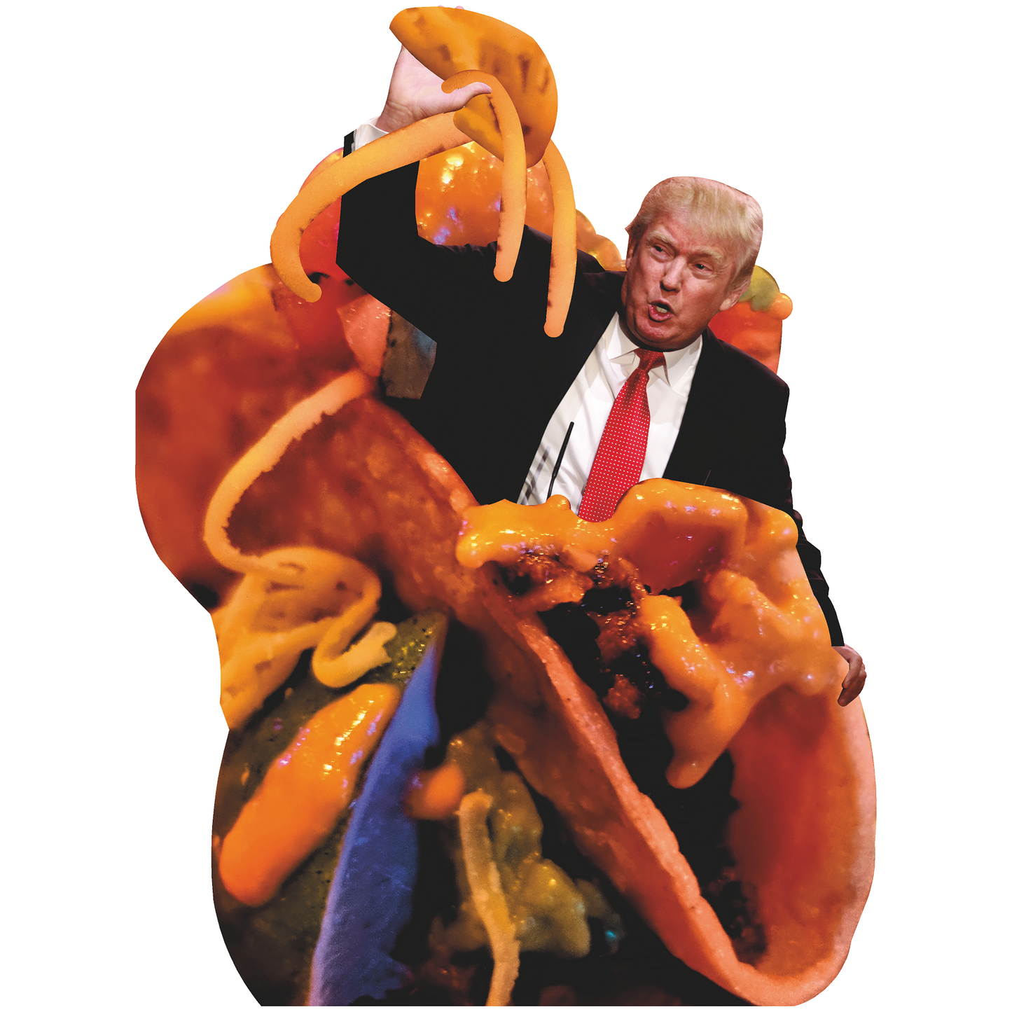 Taco Trump Meme Cardboard Cutout