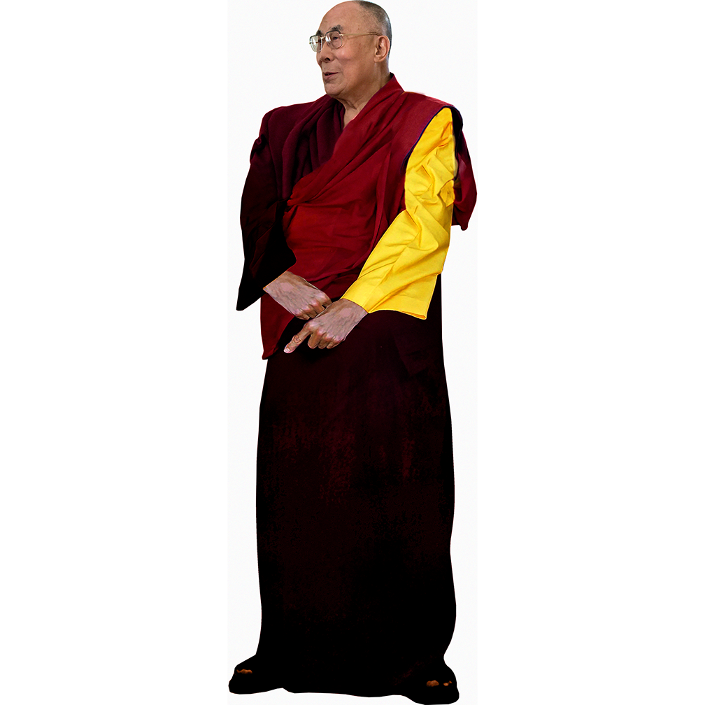 14th Dalai Lama Tenzin Gyatso Cardboard Cutout