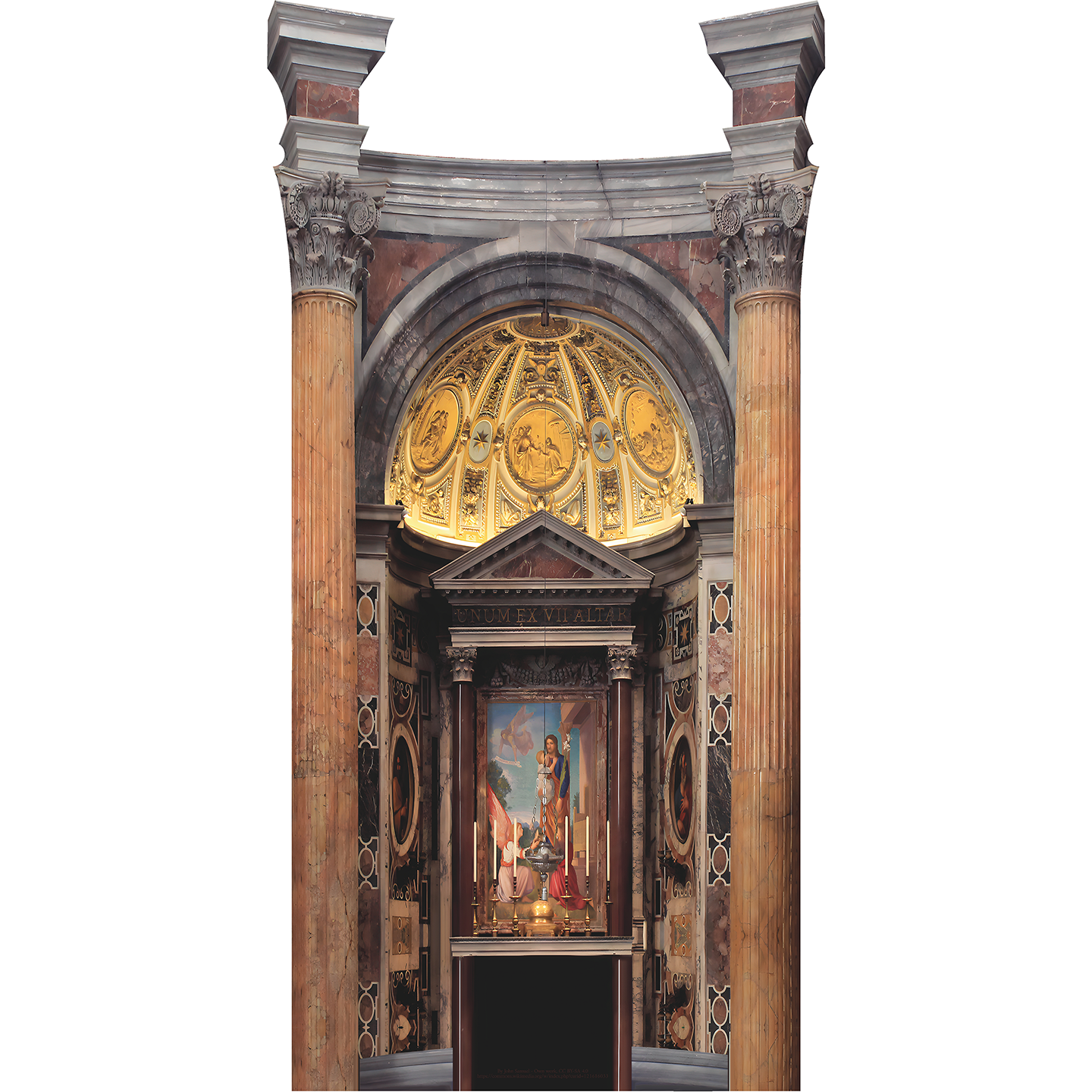 Altar Saint Joseph Saint Peter Basilica Vatican Cardboard Cutout