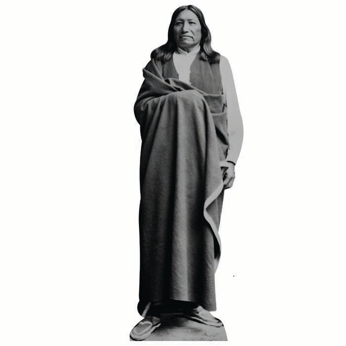 Spotted Tail Cardboard Cutout