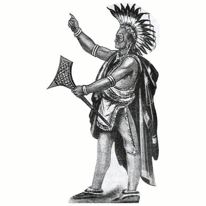 Chief Pontiac Cardboard Cutout