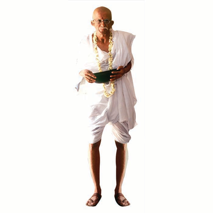 Gandhi Color Cardboard Cutout