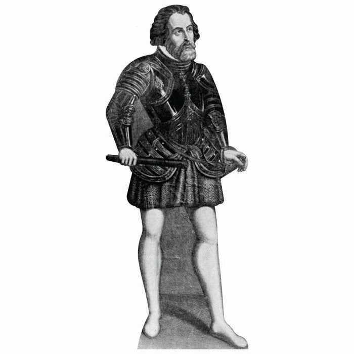 Explorer Hernan Cortes Cardboard Cutout