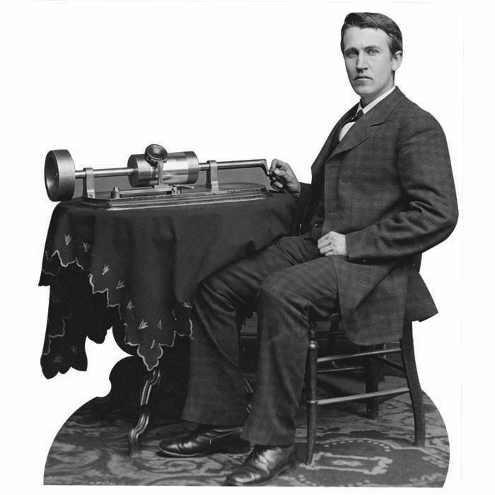 Thomas Edison Cardboard Cutout