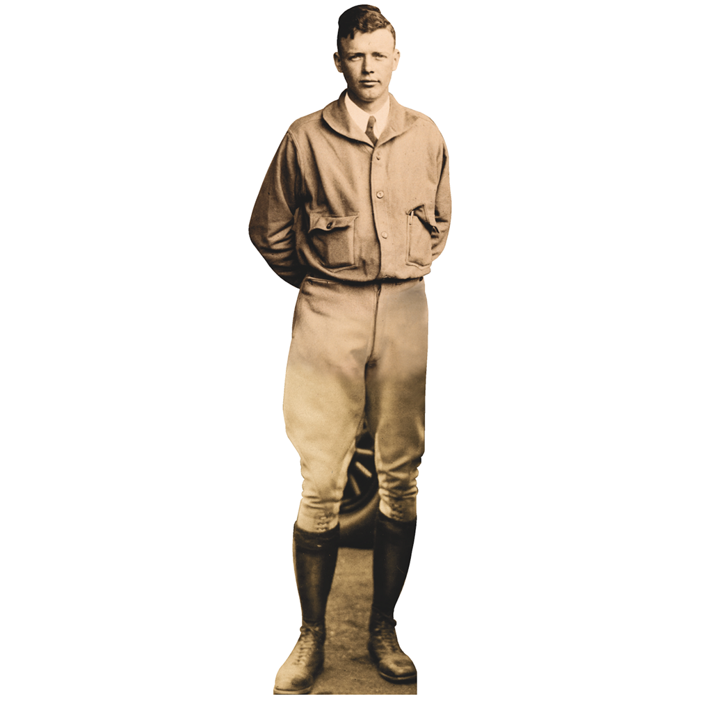 Charles Lindbergh Aviator Cardboard Cutout