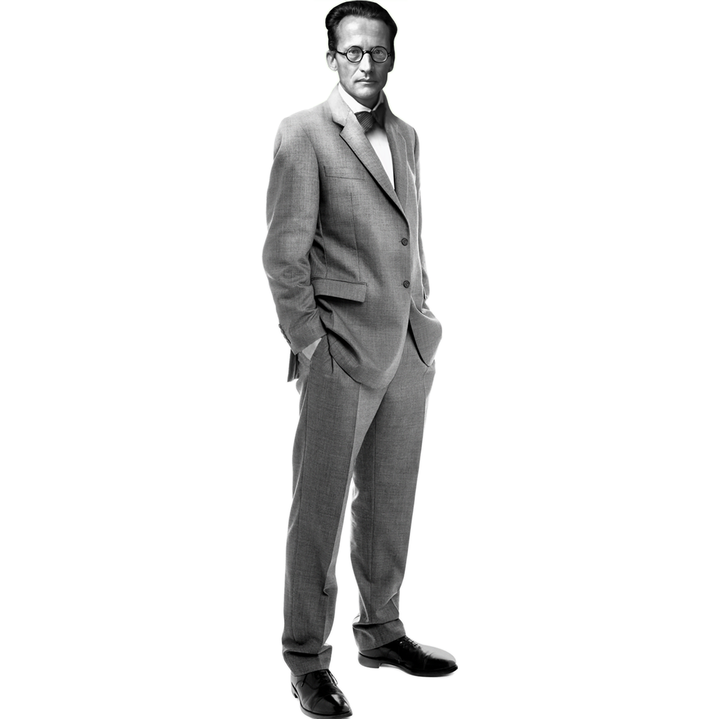 Erwin Schrodinger Physicist Quantum Theory Cardboard Cutout