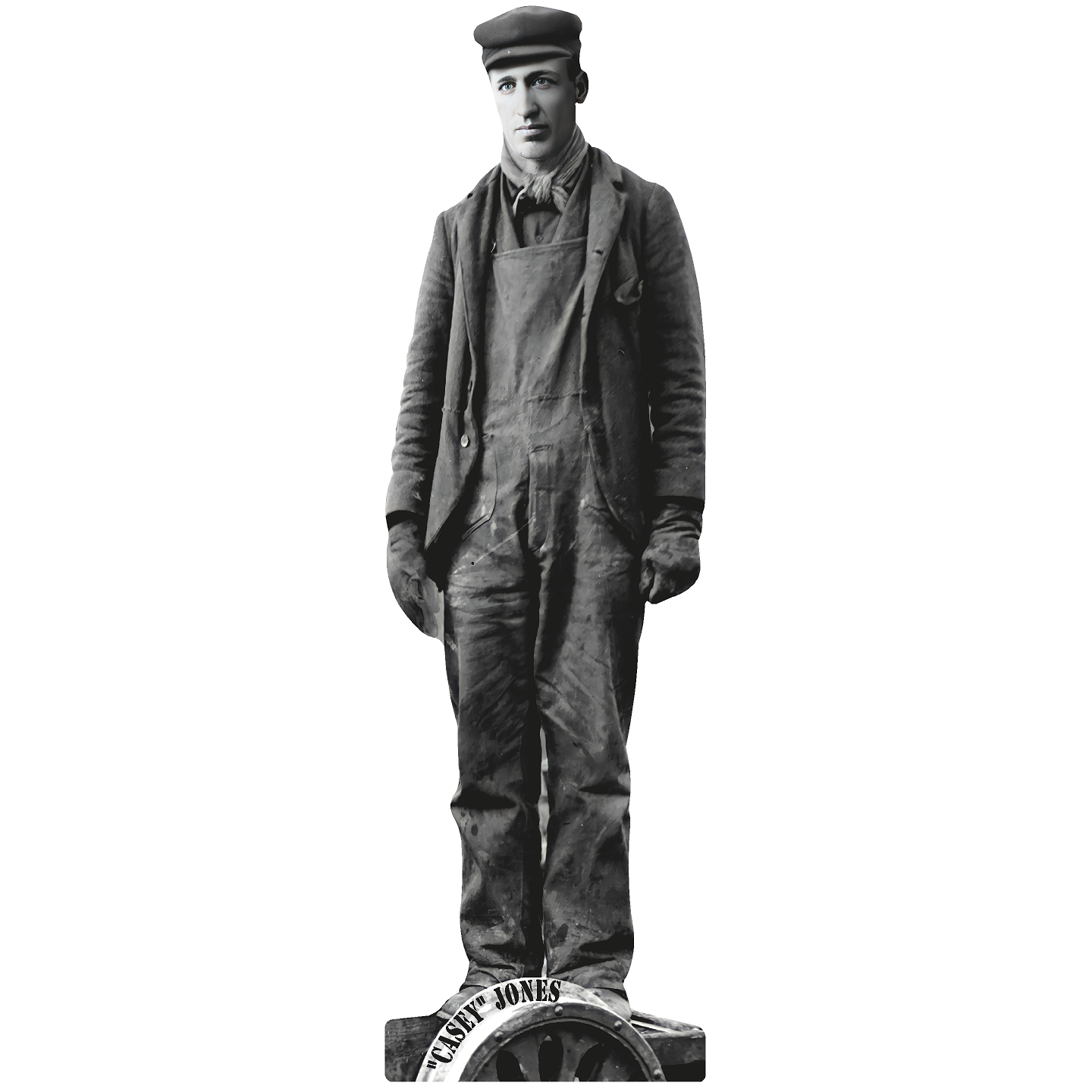 Casey Jones Railroader Cardboard Cutout