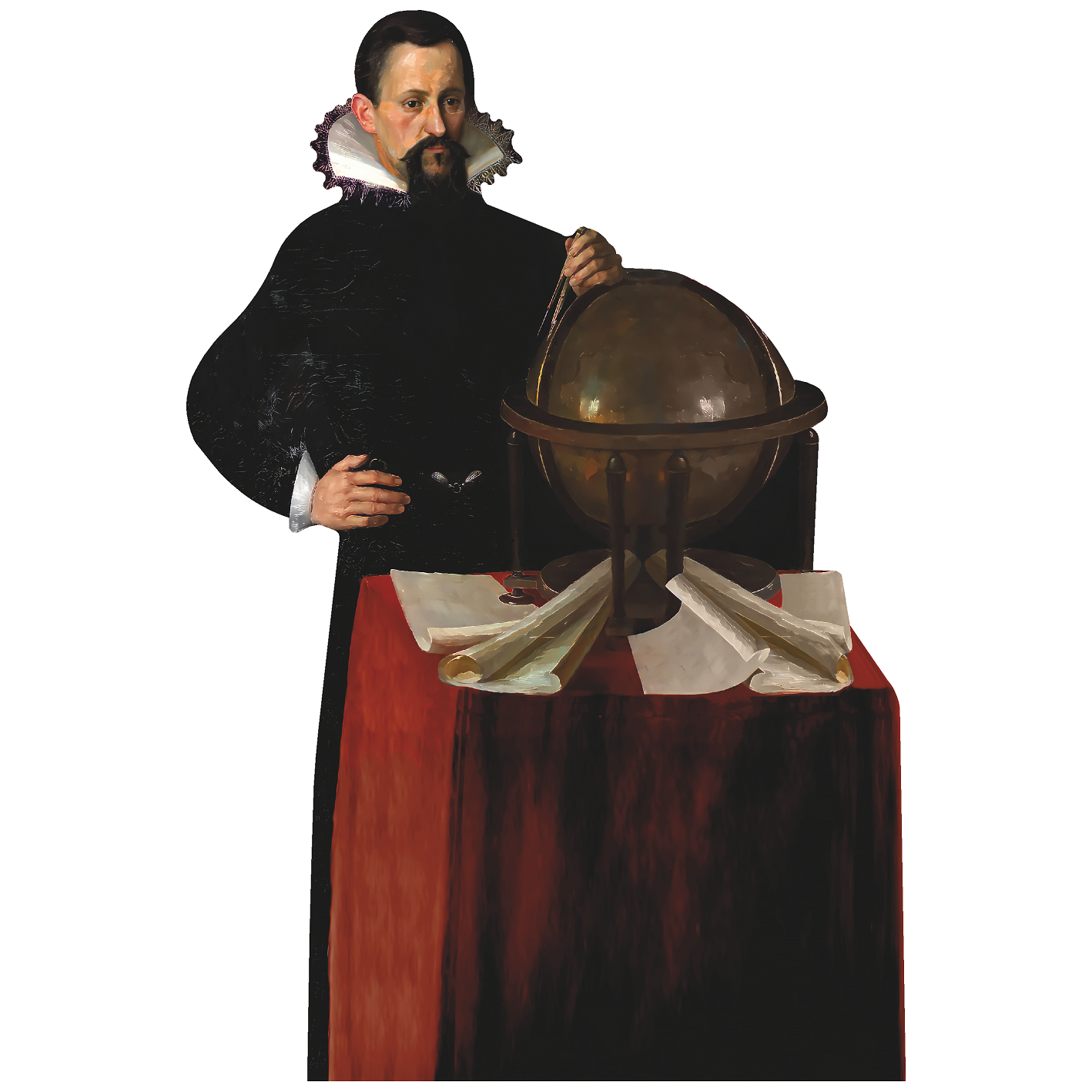 Johannes Kepler Cardboard Cutout
