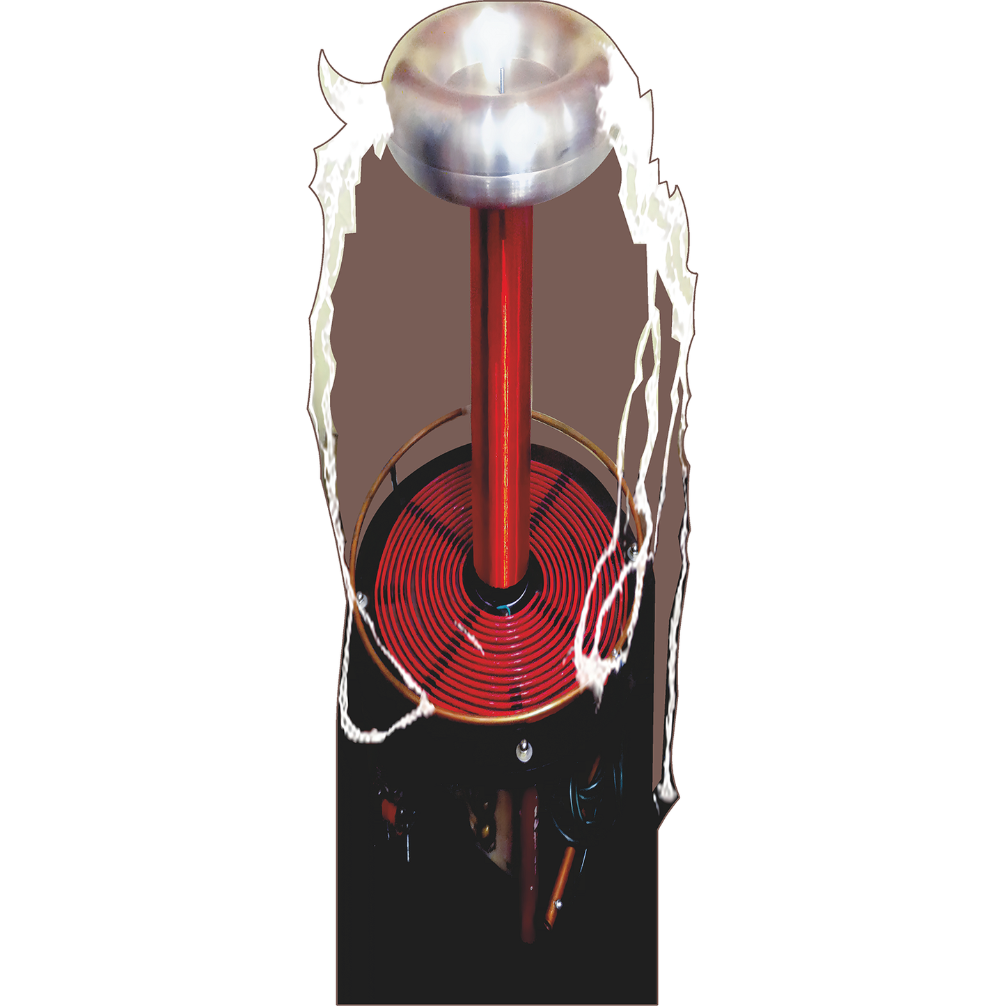Tesla Coil Lightning Cardboard Cutout