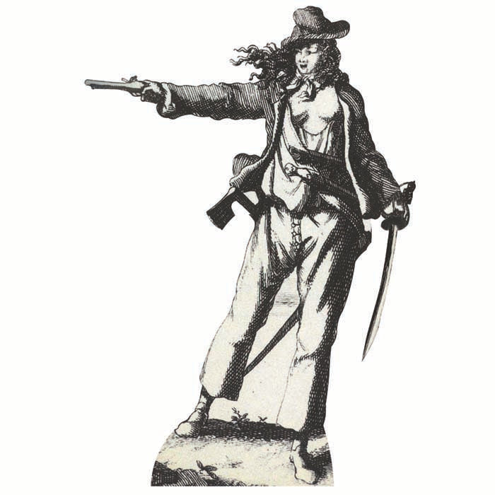 Anne Bonny Cardboard Cutout