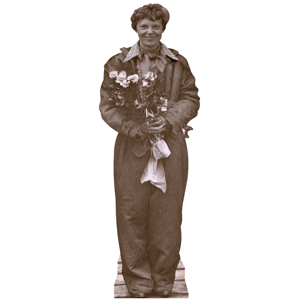 Amelia Earhart Aviator Cardboard Cutout