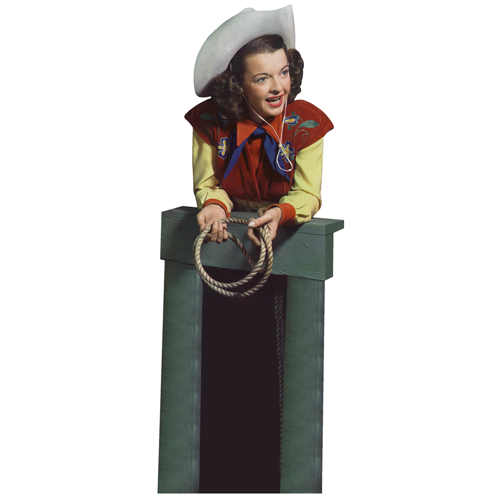 Dale Evans Queen of the West Cardboard Cutout