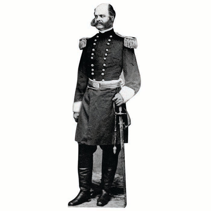 Ambrose Burnside Cardboard Cutout