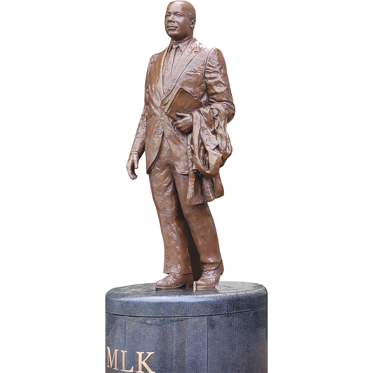 Martin Luther King Statue Georgia Cardboard Cutout