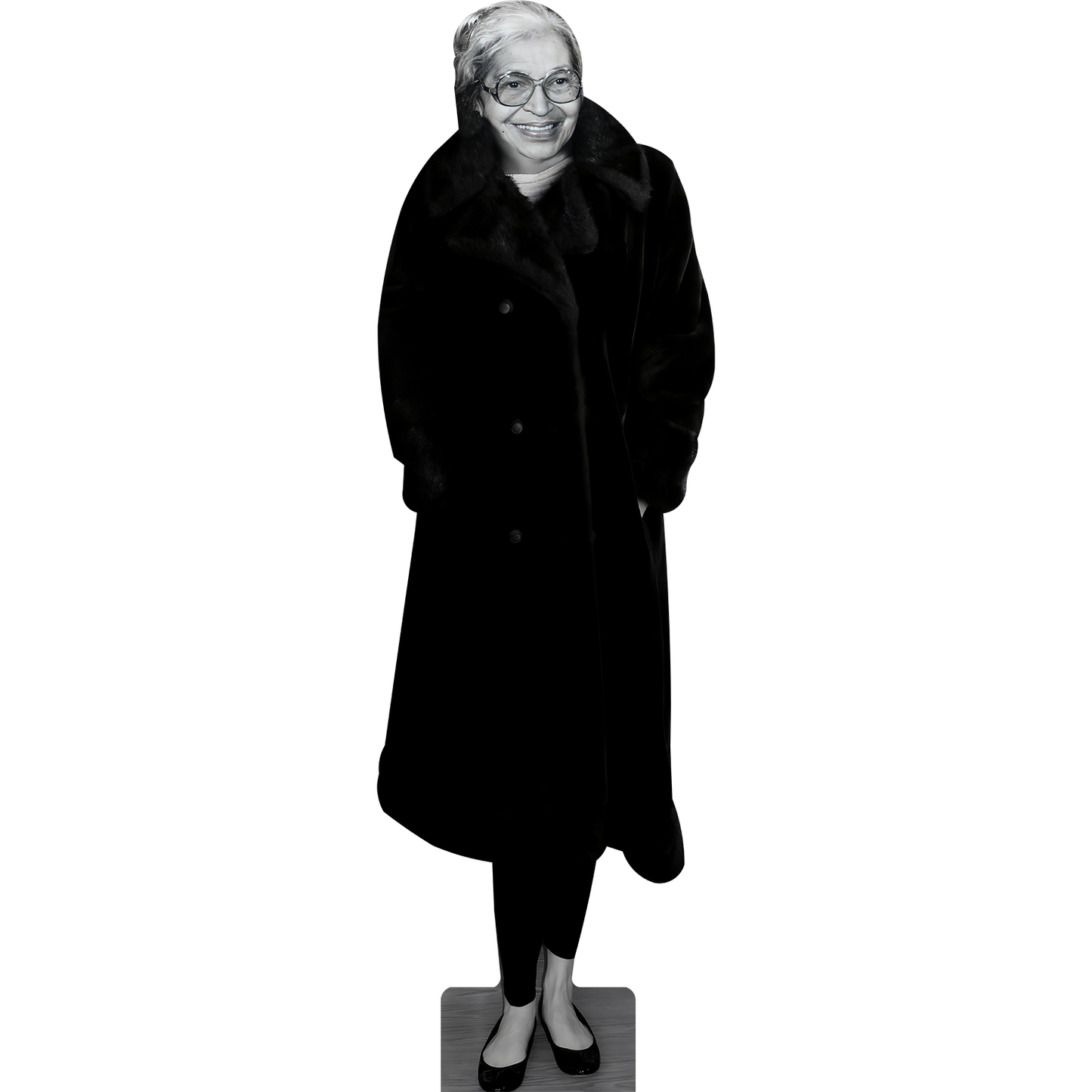 Rosa Parks Older Cardboard Cutout
