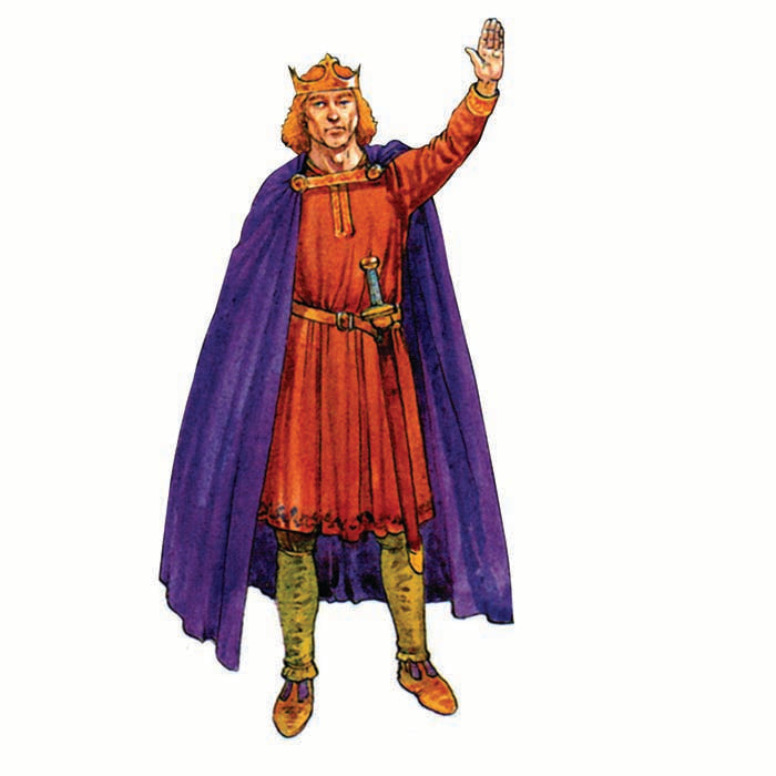 King Alfred the Great Cardboard Cutout