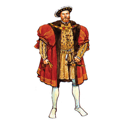 King Henry VIII Illustration Cardboard Cutout