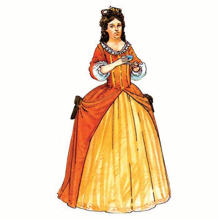 Queen Anne Illustration Cardboard Cutout