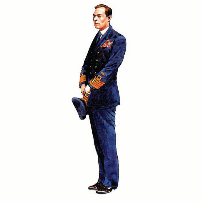 King George VI Cardboard Cutout
